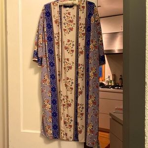 Floral Anthropologie Duster, super cute!